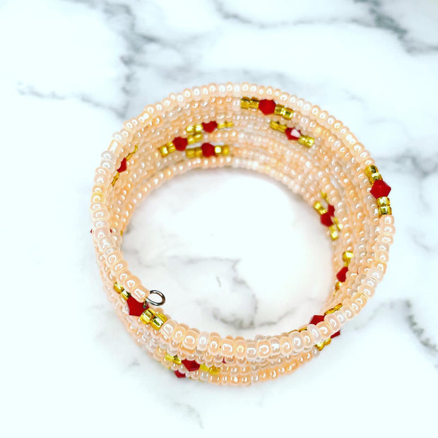 Women's Bead Bracelet | Pink Beads Bracelet | Posh Jewelz
