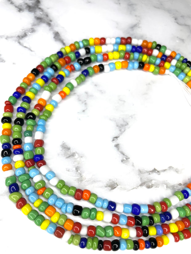 Rainbow Waist Beads | Rainbow Belly Beads | Posh Jewelz