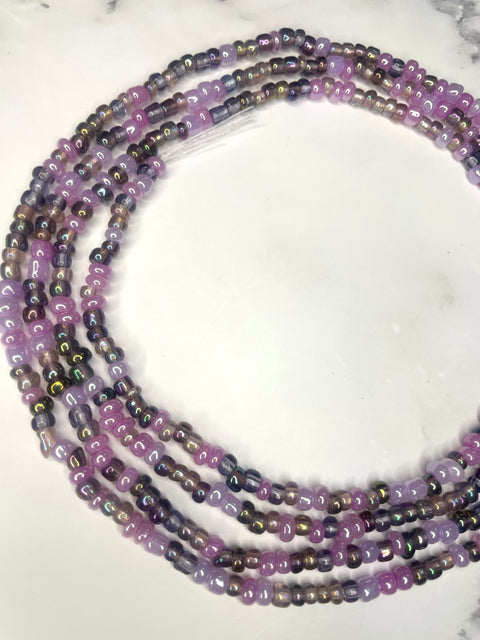 Purple Waist Beads | Purple Belly Beads | Posh Jewelz